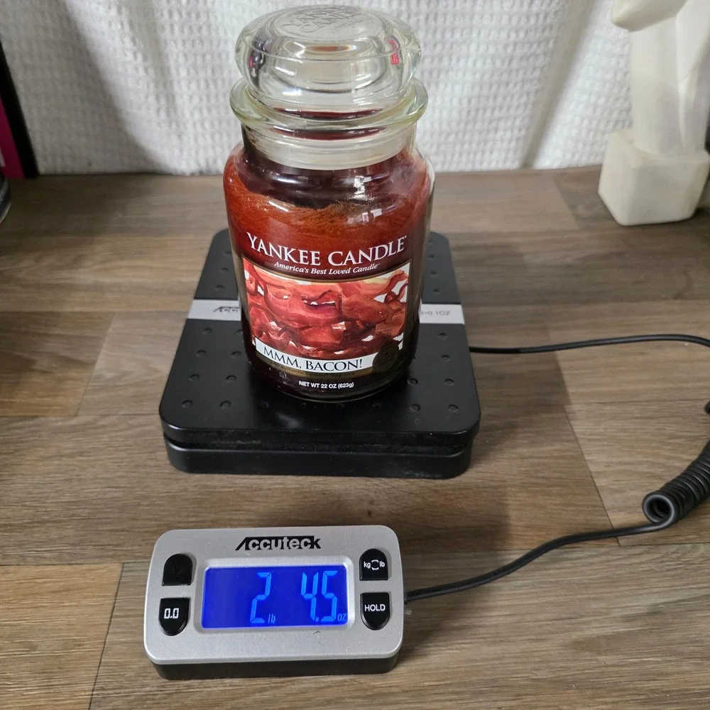 Yankee Candle MMM BACON Collector Edition Large Jar 22oz Scented Candle Rare